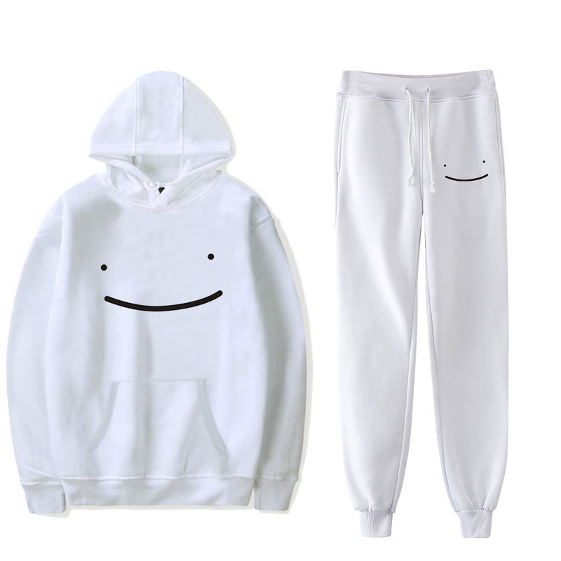 Men Dreamwastaken Shirt & Pant Set Men's Novelty Hoodies Dream Merch Men plus Size Loose Casual Fashion