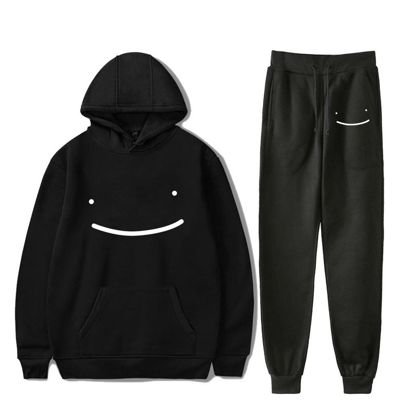Men Dreamwastaken Shirt & Pant Set Men's Novelty Hoodies Dream Merch Men plus Size Loose Casual Fashion