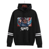 Demon Slayer Hoodie Sweatshirts Anime Casual Pullover Loose Men's Hooded Sweater