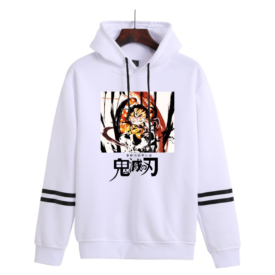 Demon Slayer Hoodie Sweatshirts Anime Casual Pullover Loose Men's Hooded Sweater