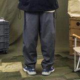 Men's Solid Color Wide-Leg Pants Men's Large Size Sports Retro Trendy Loose Straight Pants Casual Trousers Men Pants