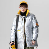 Men's Winter plus Size Loose Top down Jacket Daily Men's Warm Coat Men down Coat