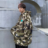 Camouflage Men's plus Size Retro Sports Loose Casual Jacket Top Padded Jacket Men Cotton Padded Jackets