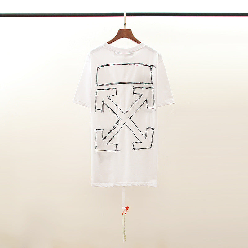 Figure Avatar Arrow Print Men'S Summer Short Sleeve Tshirt Owt