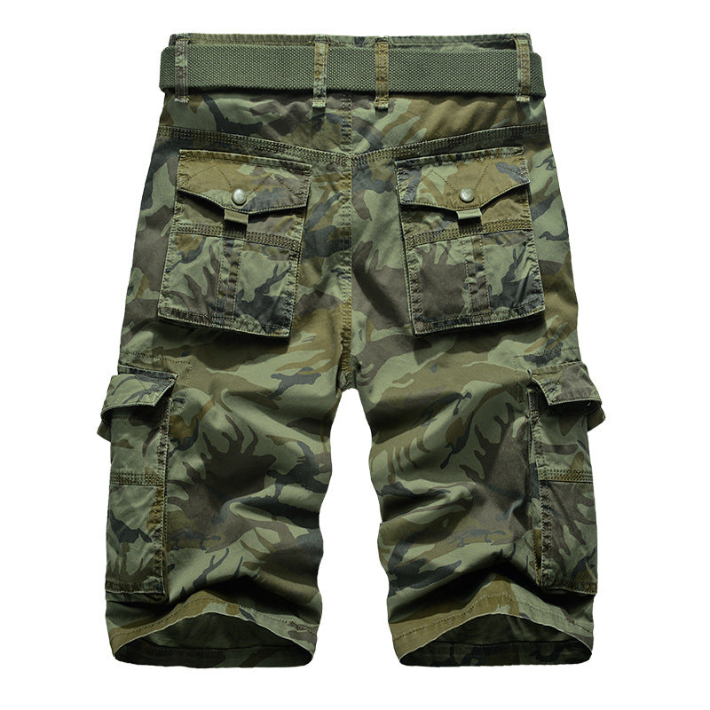 Tactics Style Men Short Amazon AliExpress Foreign Trade Pure Cotton Camouflage Workwear