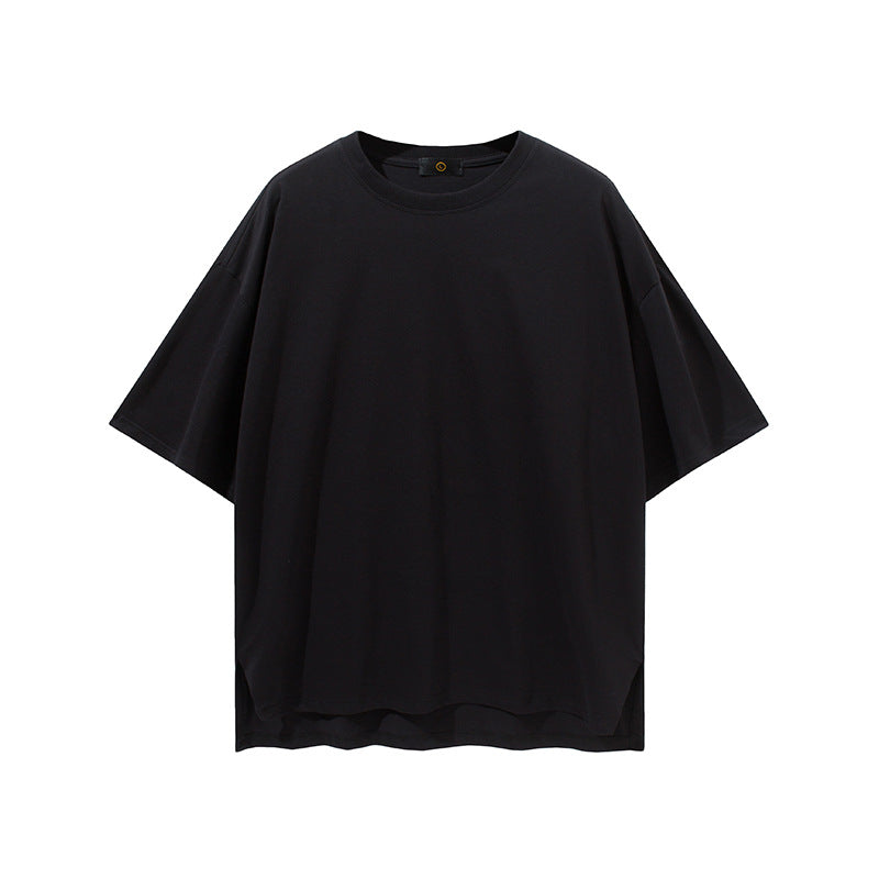 Men's Spring Summer Underwear plus Size Sports Loose Solid Color Short Sleeve T-shirt Men Men Top