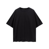 Men's Spring Summer Underwear plus Size Sports Loose Solid Color Short Sleeve T-shirt Men Men Top