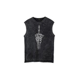 Men's Summer Loose Vest Large Size Loose Leisure Sports T-shirt Men's Men's Top