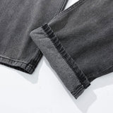 Jeans Men's plus Size Retro Sports Trousers Baggy Straight Trousers Casual Trousers Men Jeans