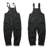 Casual Suspender Trousers Men's Trousers plus Size Retro Sports Trousers Overalls Loose Suspenders Men Denim Overalls