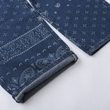 Printed Jeans Men's plus Size Retro Sports Trousers Loose Straight Trousers Men's Men Denim Pants