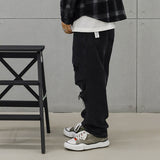 Jeans Men's plus Size Retro Sports Trousers Casual Straight Trousers Men Jeans
