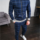 Men Tracksuit Set Jogging Suits Men's Suit Autumn Leisure Men's plus Size Sportswear Two-Piece Suit