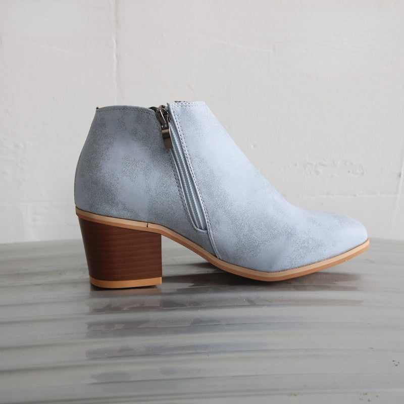 Coachella Festival Boots Chunky Heel Women's Casual Pumps