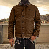 Men's Jacket Solid Color Slim Jacket