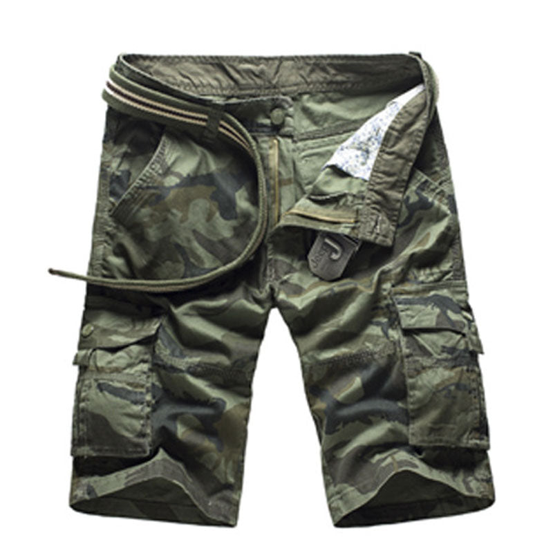 Tactics Style Men Short Amazon AliExpress Foreign Trade Pure Cotton Camouflage Workwear