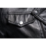 Men's plus Size Retro Sports Fall Lapels Motorcycle Leather Coat Leather Jacket Coat Men Coat Men Winter Outfit
