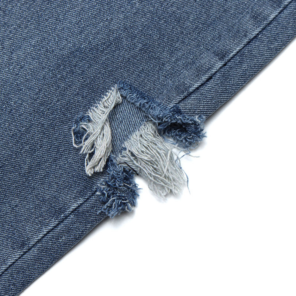 Printed Jeans Men's plus Size Retro Sports Trousers Baggy Straight Trousers Men's Men's Jeans