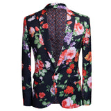 Mens Prom Suits Men's Printed Suit Nightclub Bar Night Club Men's Clothing