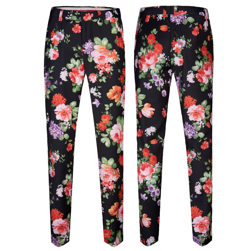 Mens Prom Suits Men's Printed Suit Nightclub Bar Night Club Men's Clothing