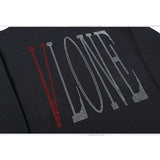 Vlone Hoodie Men's Sweater Male and Female Large Size Retro Sports LooseFitting Hoodie
