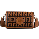 Vintage Mori Style Small Square Bag Wide Strap Crossbody Bag