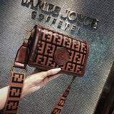 Vintage Mori Style Small Square Bag Wide Strap Crossbody Bag