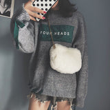 Furry Chain Small Bag Crossbody Plush Ladies' Bag