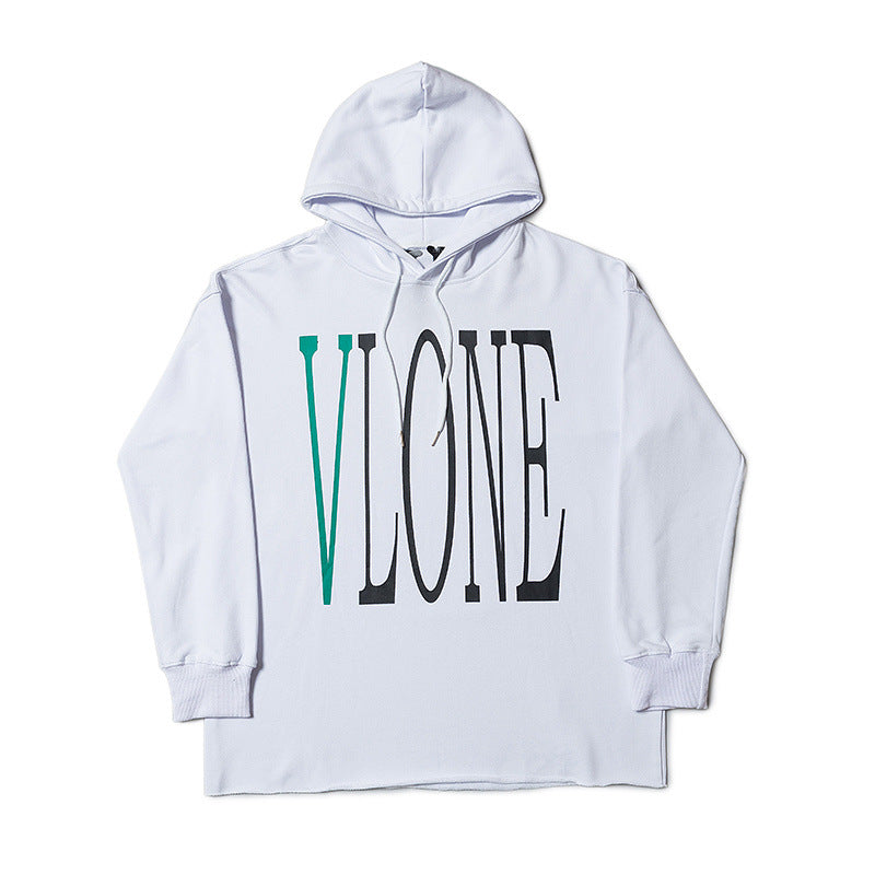 Vlone Hoodie Fashion Printing Hooded Jacket Coat Autumn and Winter Clothing