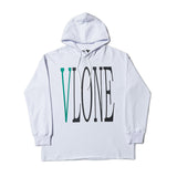 Vlone Hoodie Fashion Printing Hooded Jacket Coat Autumn and Winter Clothing