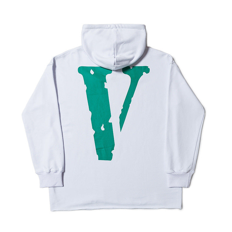Vlone Hoodie Fashion Printing Hooded Jacket Coat Autumn and Winter Clothing