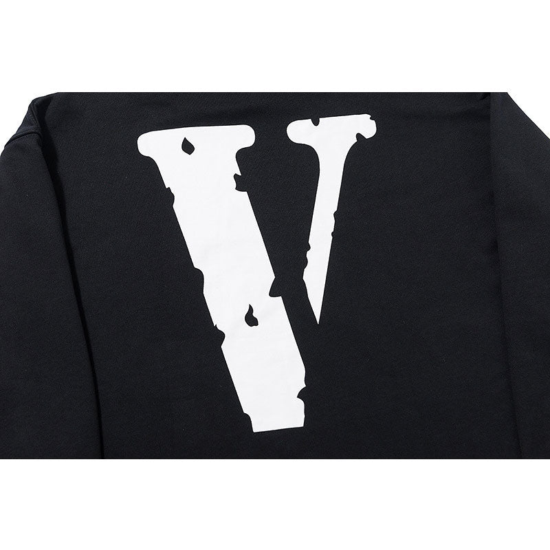 Vlone Hoodie Men's Personality Flow Figure Hooded Sweater Jacket
