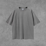 Men's Summer plus Size Vest Retro Sports Casual Top Loose Short-Sleeved T-shirt Men's Men's Top