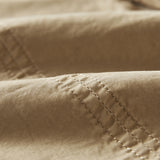 Military Pure Color Pocket Men Short Sleeve Slim Fit Shirt Pilot Cotton Shirts Air Force Shirt Summer Workwear Men's Short-Sleeved Shirt Outdoor Large Size Casual Pure Cotton Shirt Men