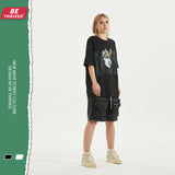 Men's Summer Short Sleeve Large Size Loose Retro Sports Top Coat T-shirt Men Top