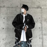 Varsity Jacket for Men Baseball Jackets Men's Spring and Autumn Hip Hop Fashion Letter Print Stand Collar Baseball Uniform plus Size Coat