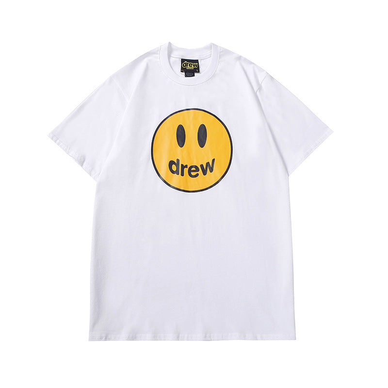 Justin Bieber Drew House T shirt Summer Print Same Style ShortSleeved Tshirt
