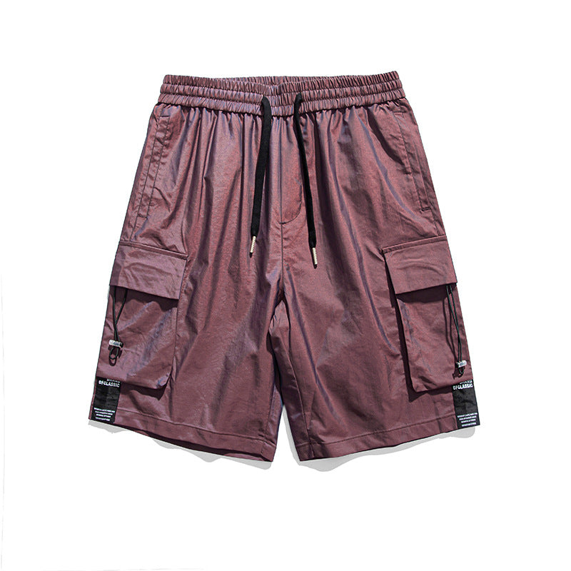 Men Shorts Men's Summer Overalls Dark Big Pocket Men's and Women's Neutral Shorts