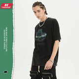 Men's Spring/Summer plus Size Camouflage Retro Sports Casual Short-Sleeved Top Vest T-shirt Men's Men Top