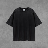 Men's Summer plus Size Vest Retro Sports Casual Top Loose Short-Sleeved T-shirt Men's Men's Top