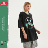 Men's Summer Short Sleeve Large Size Loose Retro Sports Top Vest T-shirt Men's Men Top