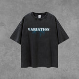 Men's Spring and Summer Large Size Top Loose Short Sleeve Casual Retro Sports T-shirt Men Top