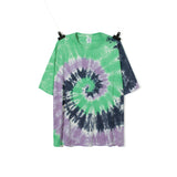 Men's Spring and Summer plus Size Loose Leisure Sports Retro Top T-shirt with Short Sleeves Male Infmen Top