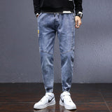 Relaxed Tapered Jean Spring and Autumn Fashion All-Match Casual plus Size Harem Denim