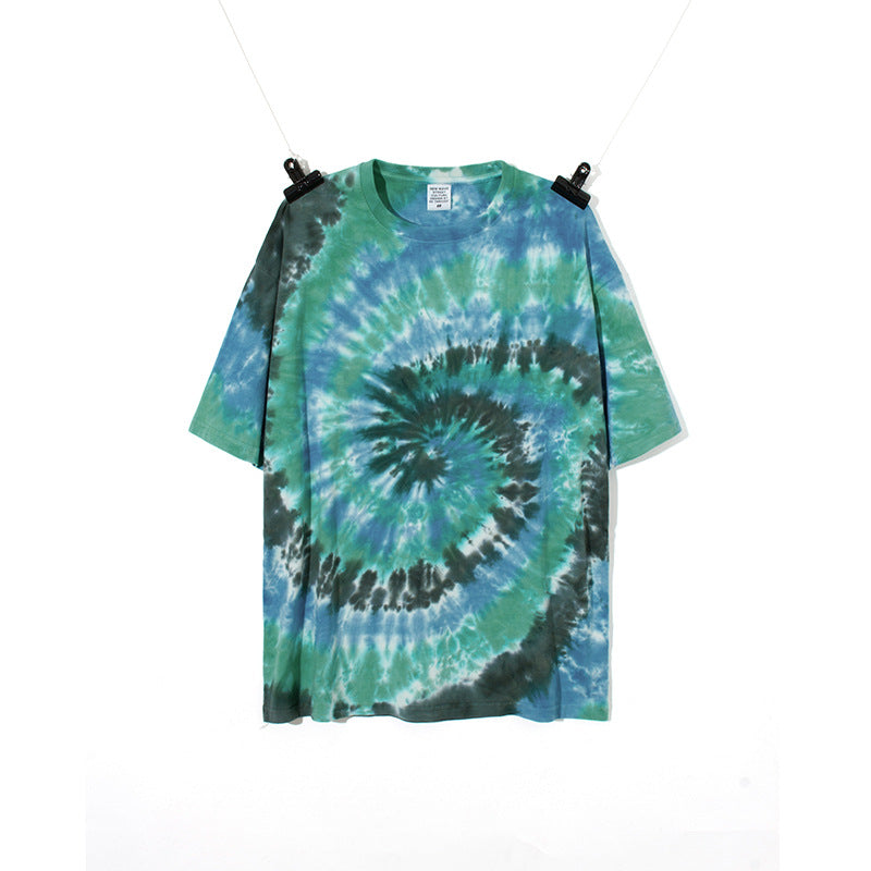 Men's Summer plus Size Loose Sports and Leisure Top Vest Retro Short Sleeve T-shirt Men Top