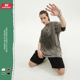 Men's Spring and Summer Short Sleeve plus Size Loose Top Sports Casual Vest T-shirt Men's Top