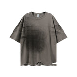 Men's Spring and Summer Short Sleeve plus Size Loose Top Sports Casual Vest T-shirt Men's Top