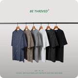 Men's Spring and Summer Short Sleeves Retro Large Size Loose Sports Vest Top T-shirt Men Men Top