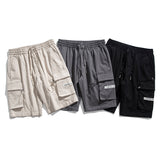 Men Pants Men's Clothes Summer Wear Retro Men's Shorts Casual Loose Two Bags Workwear Fifth Pants Fashion