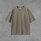 Men's Summer plus Size Vest Retro Sports Casual Top Loose Short-Sleeved T-shirt Men's Men's Top